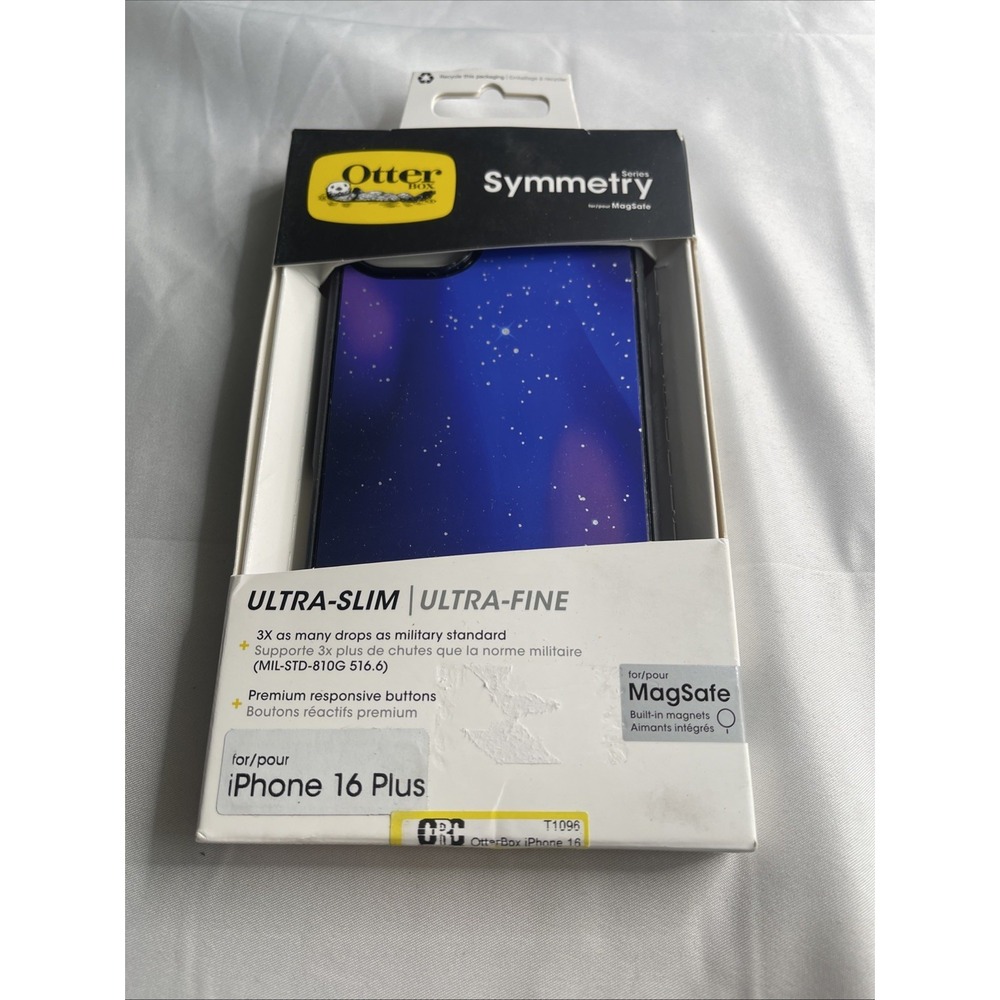 OtterBox Symmetry MagSafe Case iPhone 16 Plus Nebula Night Galaxy NIB
